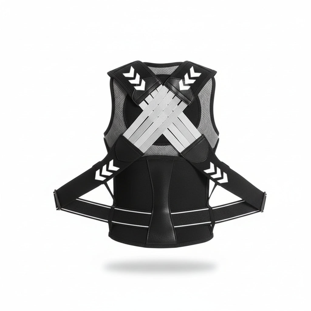 Shoulder Back Posture Corrector – Adjustable Lumbar Support Belt with Back Stretcher Training