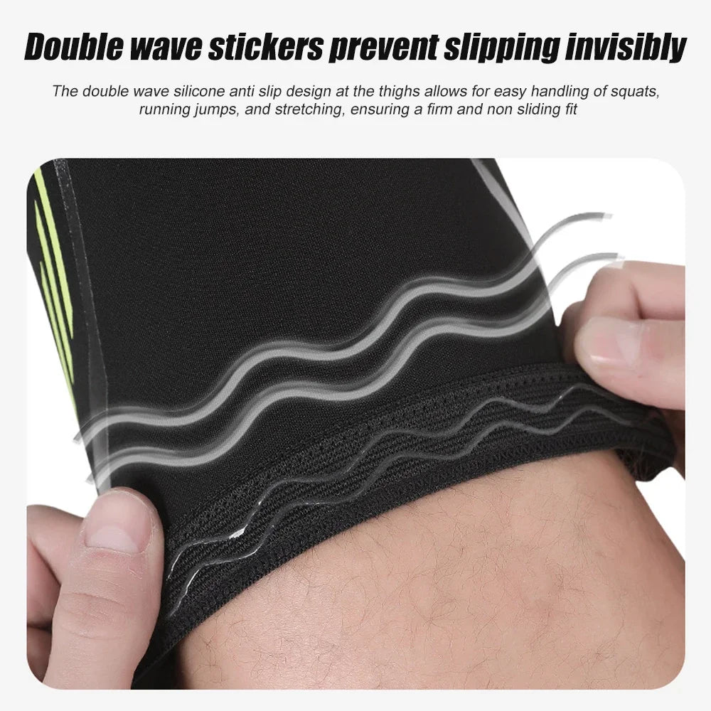 1 Pcs Knee Compression Sleeves Basketball Volleyball Leg Sleeve Football Adult Knee Protector Calf Support Snowboard Kneepad New