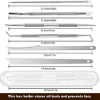 Premium Foot Care Kit 8Pcs Callus Remover File Dead Skin Shaver Cuticle Pusher Pedicure Tool for Hard Tough Skin Beauty Health