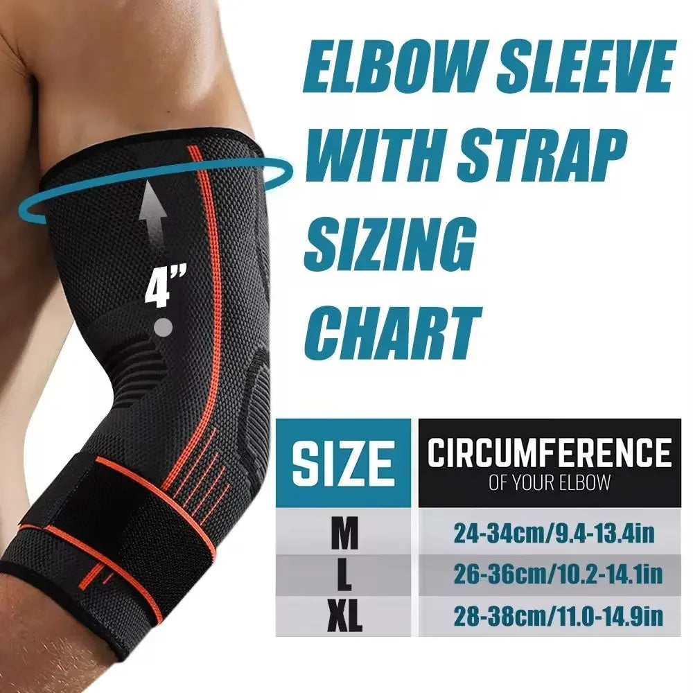 Elbow Compression Sleeve & Arm Warmer – Arthritis Bandage Arm Pad Guard for Women & Men