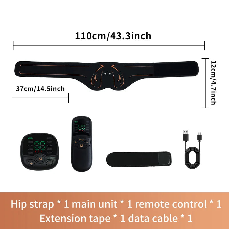 EMS Hips & Glute Trainer – Electric Buttocks Massager & Muscle Toner to Lift, Shape & Tighten Butt