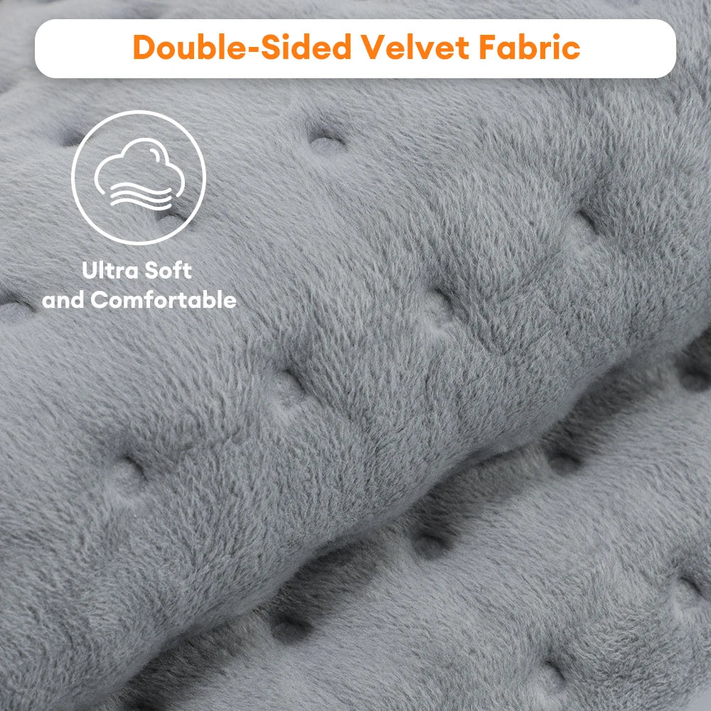 Electric Heating Pad Blanket with Timer – Shoulder, Neck, Back & Spine Leg Winter Warmer