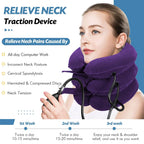 Inflatable Cervical Traction Device – Neck Decompression Stretcher