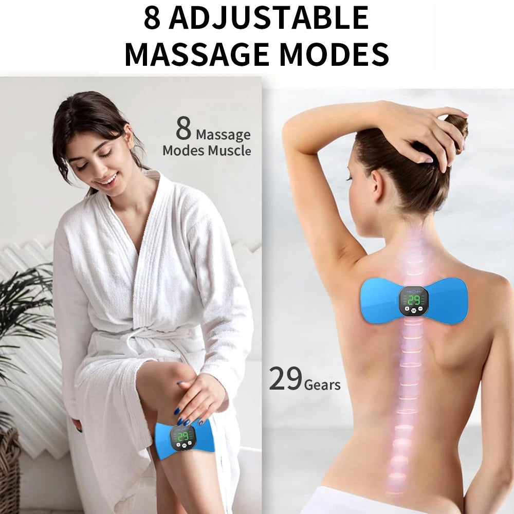 EMS Neck & Shoulder Massager – Portable TENS Pulse Therapy Device