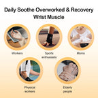 Red Light Therapy Wrist Strap – 660nm & 850nm LED Infrared Brace for Carpal Tunnel & Wrist Pain