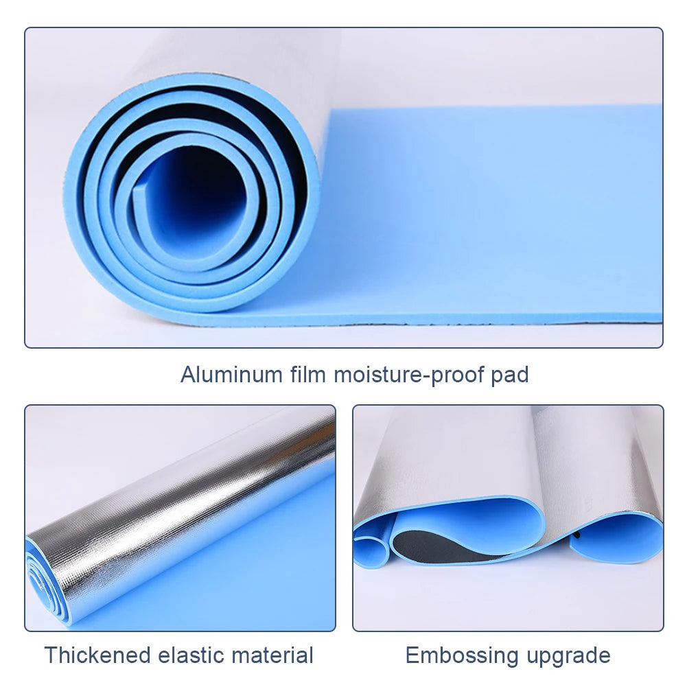Thick Anti-Skid Yoga Mat – 6/8/10mm EVA Comfort Foam for Exercise, Yoga, Pilates & Gymnastics