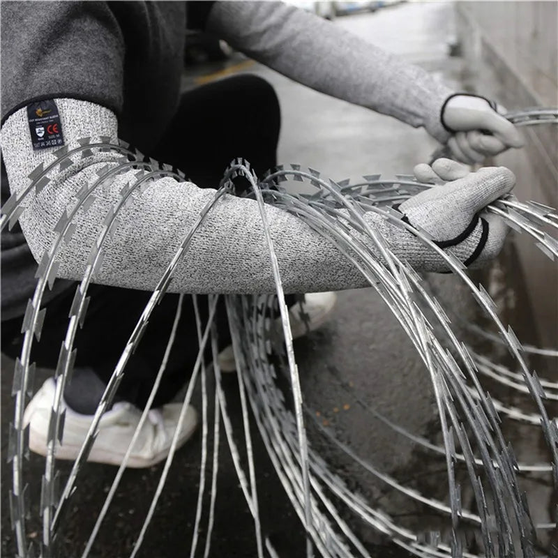 Level 5 HPPE Cut-Resistant Arm Sleeve – Anti-Puncture Work Protection Cover for Safety & Industrial Use