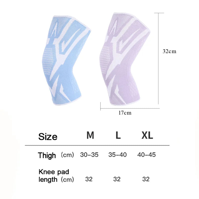 Compression Knee Brace – Knee Support Sleeve for Running, Knee Pain & Arthritis (Women & Men)