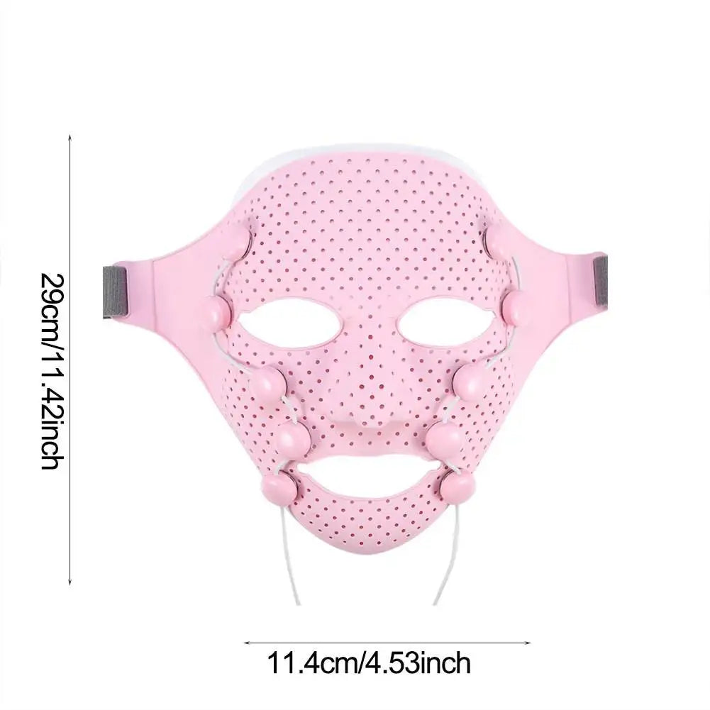 Electric Beauty Massager Anti-wrinkle Magnet Massage Facial SPA Face Mask 3D Silikon Gesichts Maske