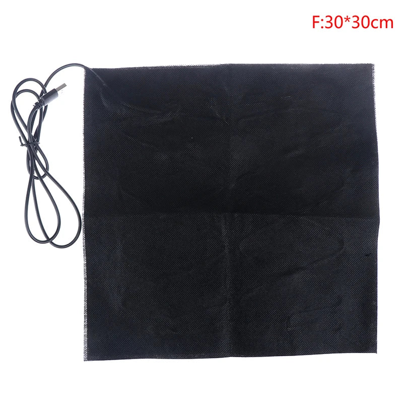USB Carbon Fiber Heating Pad – Fast-Heating Infrared Body Warmer Electric Winter Heat Mat in 7 Sizes