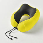 HEALTENCE Memory Foam Neck Pillow – U-Shaped Travel Support