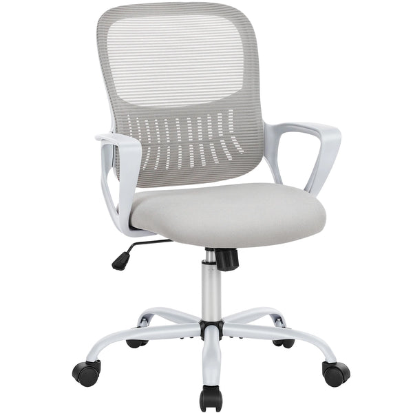 JHK Ergonomic Mesh Office Chair – Adjustable Height Rolling Swivel Gaming Chair with Wheels for Home & Work