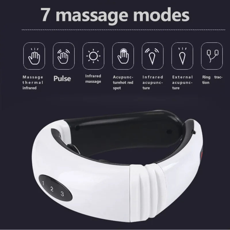 Pulse Cervical Spine Neck & Shoulder Massager – Physiotherapy Pulse Massage Instrument