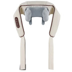 Heated Trapezius Neck & Shoulder Massager Shawl – Cordless 6-Head Shiatsu Kneading Wrap