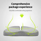 Tailbone Sciatica Back Pain Relief Comfort Office Chair Car Seat Cushion Non-Slip Orthopedic Memory Foam Coccyx Cushion