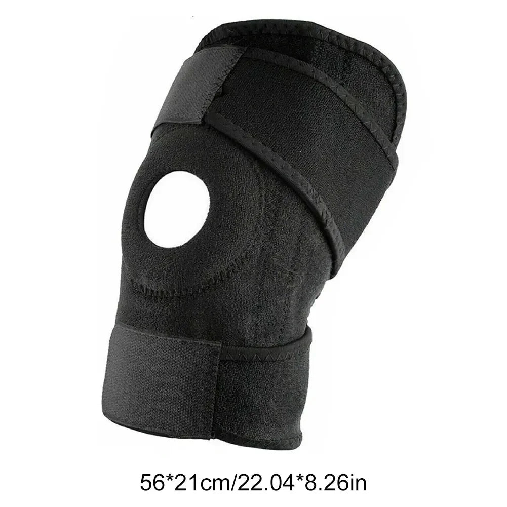 Knee Brace with Side Stabilizers – Adjustable Buckle Support for Joint Pain & Arthritis Relief in Men & Women