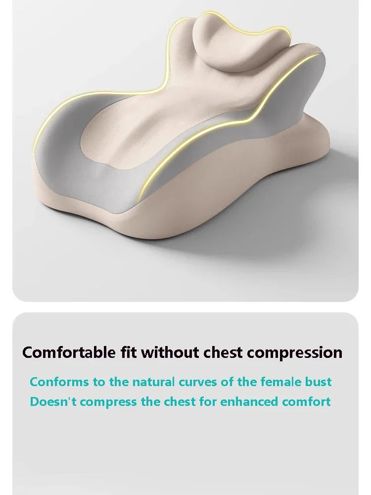 Wedge Memory Foam Pillow – Ergonomic Neck & Back Support