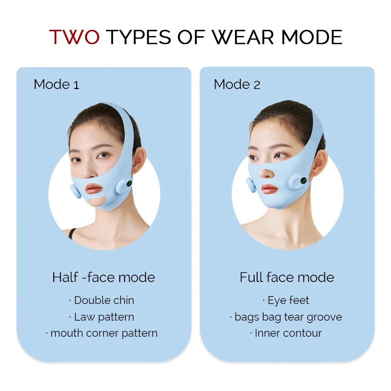 Facial EMS Lifting Machine – V-Line Chin Slimming Strap & Double Chin Removal Belt