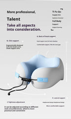 Memory Foam Travel Neck Pillow – U-Shaped Cervical Support