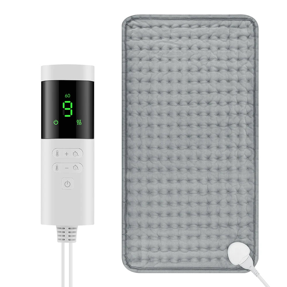 Electric Heating Pad Blanket with Timer – Shoulder, Neck, Back & Spine Leg Winter Warmer