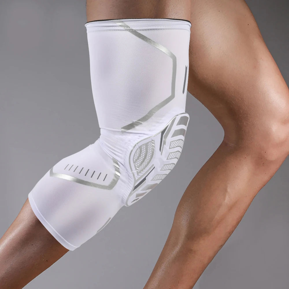 Shock-Absorbing Compression Knee Sleeve – Padded Sports Brace