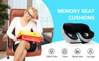 Large Memory Foam Seat Cushion – Sciatica & Tailbone Pain Relief, Non-Slip