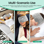 Weighted Eye Mask – Soft Breathable Blackout Sleep Mask with Adjustable Strap & Removable Weighted Cover