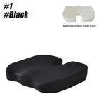HEALTENCE Memory Foam Coccyx Seat Cushion – U-Shaped Ergonomic Support