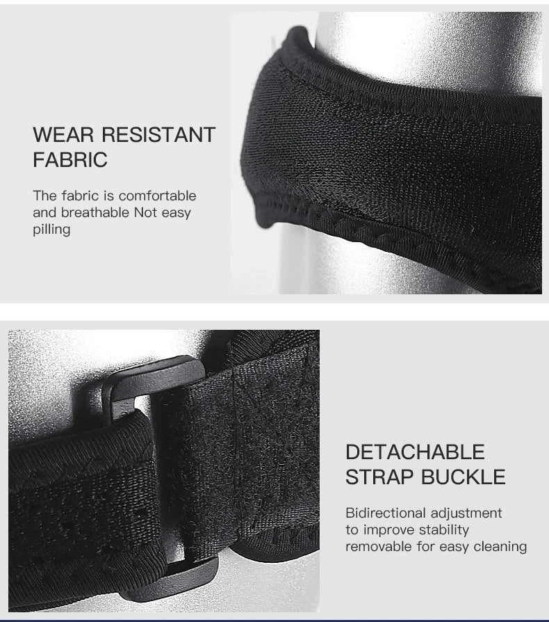 Patellar Tendon Knee Support Strap – Shock Absorption Brace & Sleeve