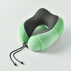 HEALTENCE Memory Foam Neck Pillow – U-Shaped Travel Support