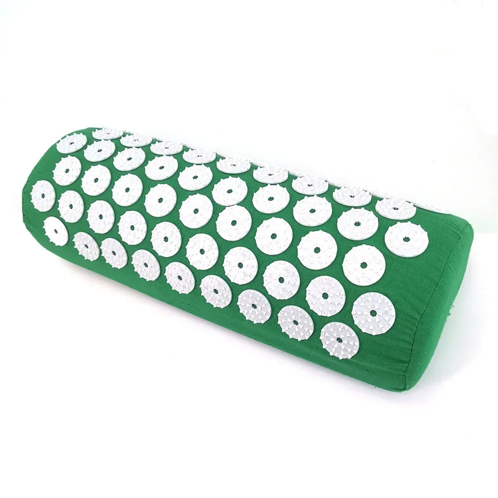 Acupressure Mat & Pillow Set – Spike Cushion Yoga Mat for Back, Body & Stress Pain Relief