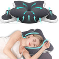 HEALTENCE Memory Foam Butterfly Neck Pillow – C-Shaped Adjustable Support