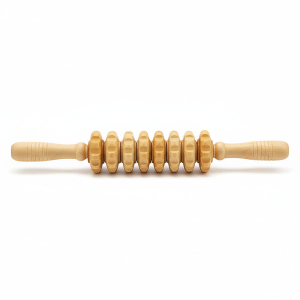 Curved Wood Massage Roller – Lymphatic Drainage Maderoterapia Anti-Cellulite Massager
