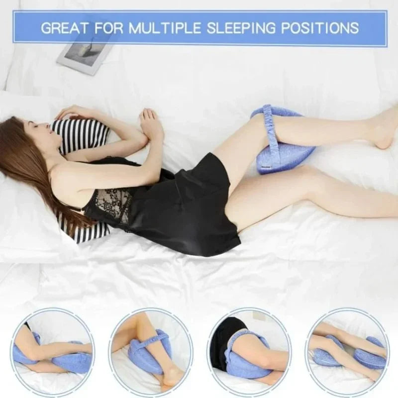 Memory Foam Leg Pillow – Knee Support for Side Sleepers & Sciatica Relief