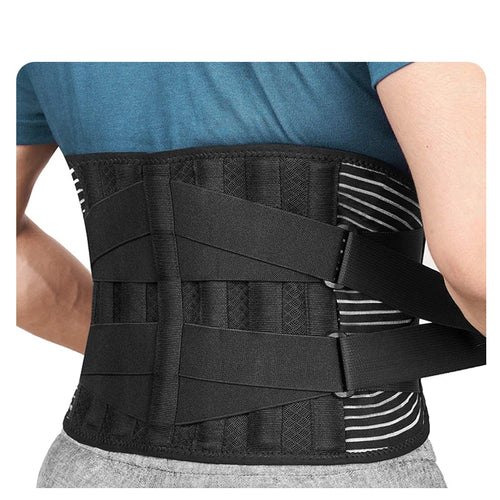 Breathable Anti-Skid Lumbar Support Belt – Comfortable Lower Back Brace for Office Workers