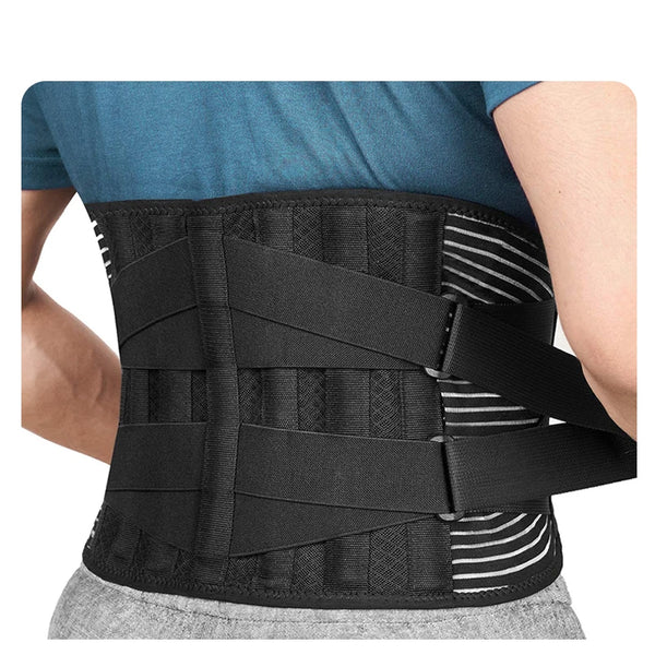 Breathable Anti-Skid Lumbar Support Belt – Office Desk Back Brace