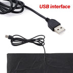 5V USB Carbon Fiber Heating Pad – Fast-Heating Hand Warmer for Mouse Pad, Shoes & Gloves
