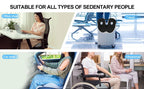 Large Memory Foam Seat Cushion – Sciatica & Tailbone Pain Relief, Non-Slip