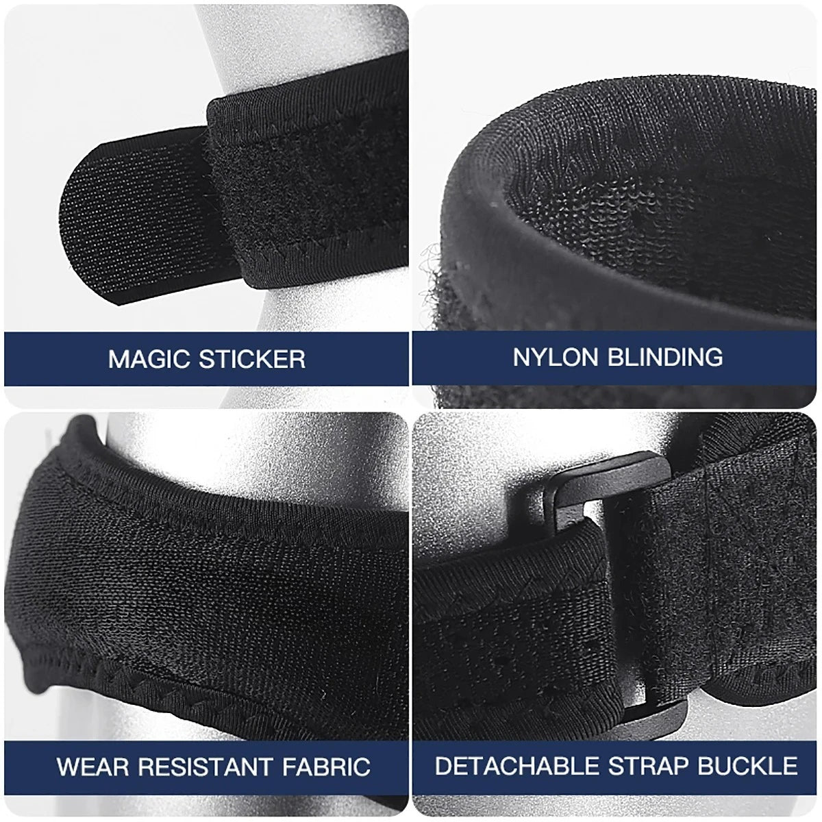 Sports Patella Guard – Adjustable EVA Knee Support Pad Protector for Basketball & Volleyball