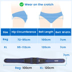 Sacroiliac SI Joint Hip Belt – Pelvic Support for Sciatica & Joint Pain Relief