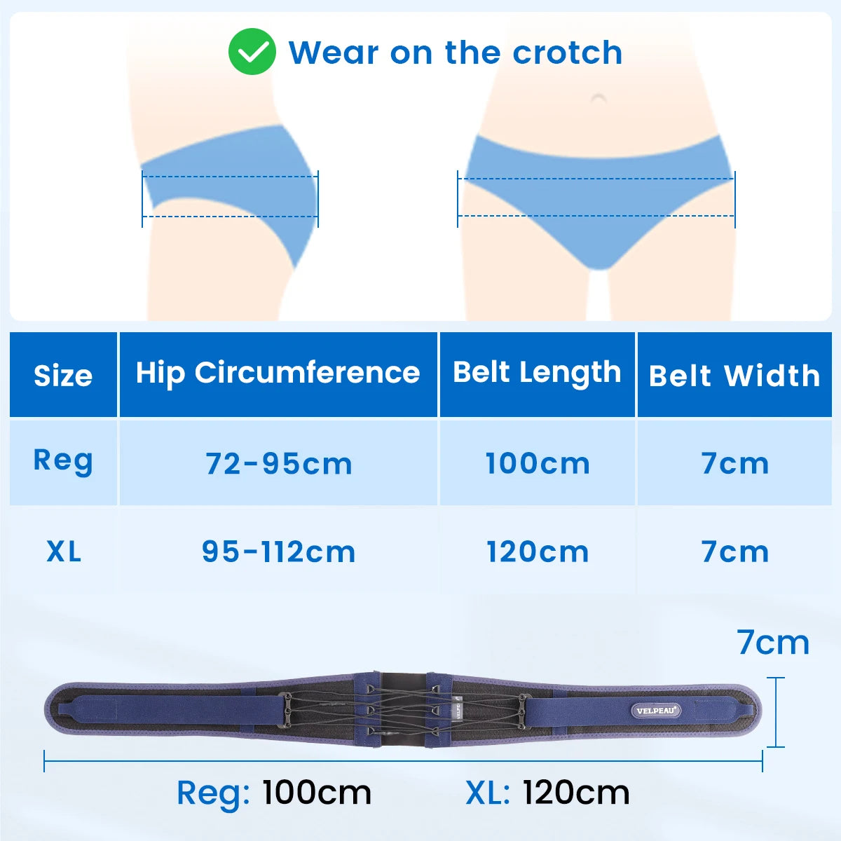 Sacroiliac SI Joint Hip Belt – Pelvic Support for Sciatica & Joint Pain Relief