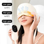 Electric Head & Eye Massager – Air Pressure, Graphene Heating & Hot Compress for Sleep & Stress Relief