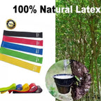 TPE Yoga Resistance Bands – Colorful Elastic Bands for Home Fitness, Pilates & Strength Training
