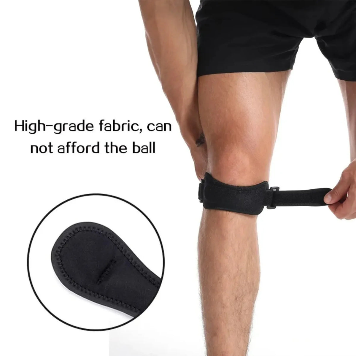 Sports Patella Guard – Adjustable EVA Knee Support Pad Protector for Basketball & Volleyball