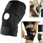Knee Brace Knee Pain Relief Support Brace with Side Stabilizers with Adjustable Buckle Joint Pain Arthritis Relief For Men Women