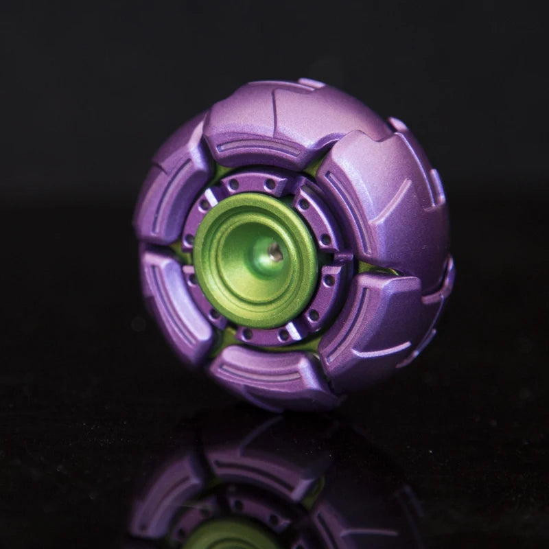 CNC Fingertip Gyro Fidget Spinner – Opening & Closing Stress Relief Toy for Adults