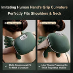 Bionic Neck Shoulder Massager N7 Kneading Massager Shawl 3-Level Modes Neck Cervical Waist Leg Body Muscles Massage Pillow