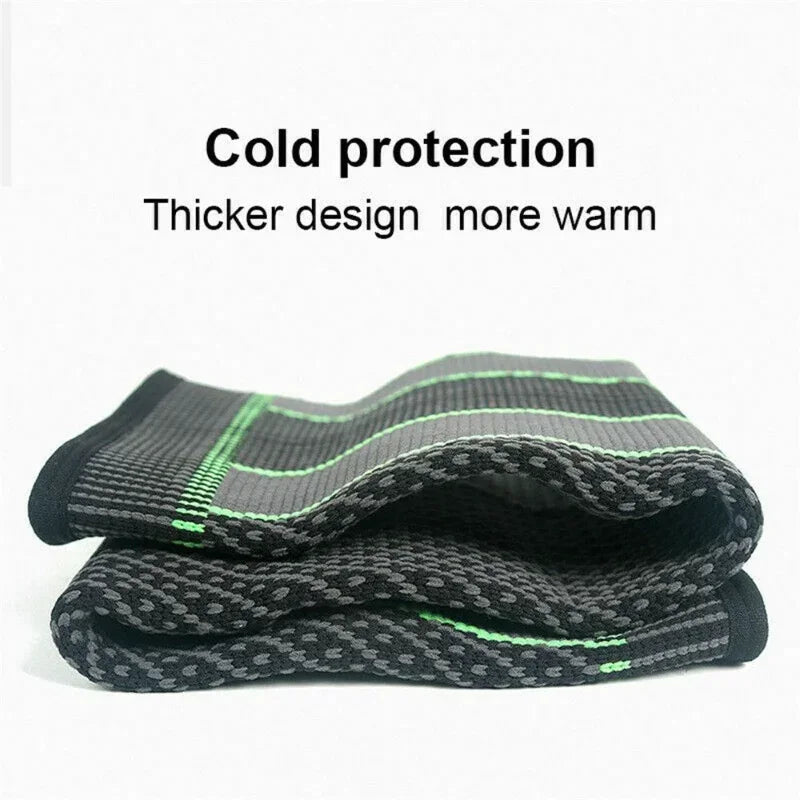 Non-Slip Elastic Long Leg Sleeve Knee Pads – Pressurized Running & Sports Warm Leg Protection