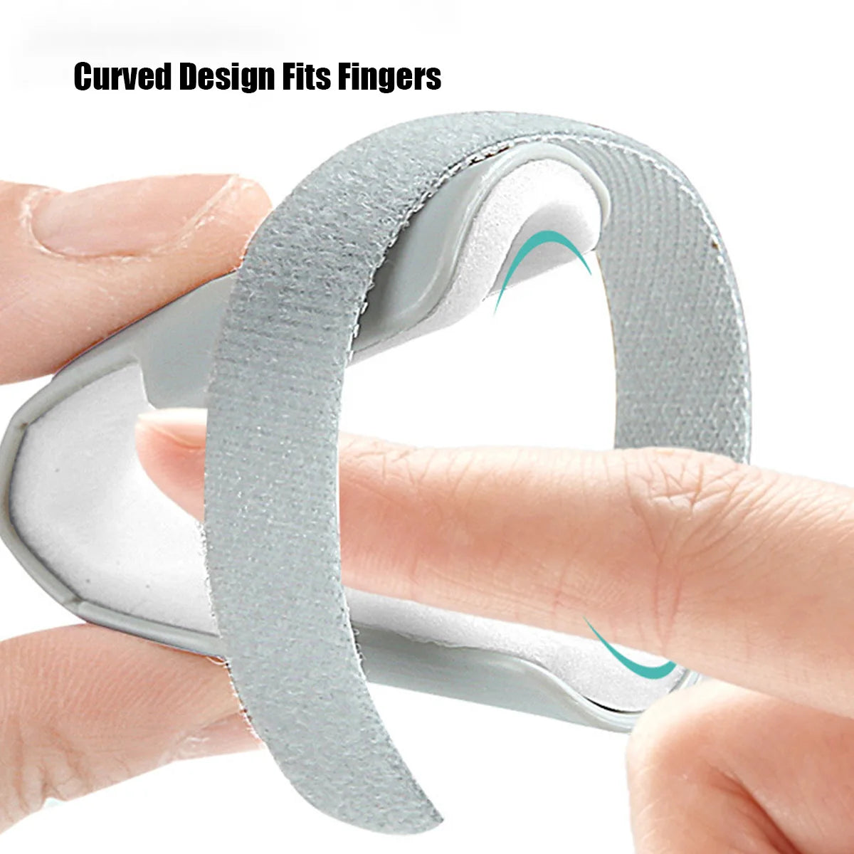 Finger Splint Support Sleeve – Fixed Stabilizer for All Five Fingers
