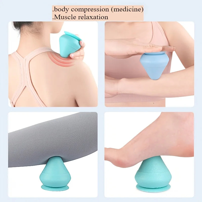 Silicone Fascia Massage Cone Ball – Trigger Point & Myofascial Release Tool